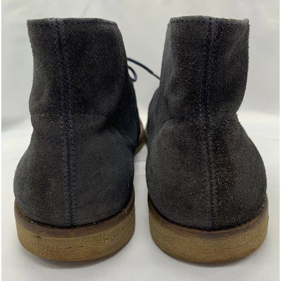 Black Suede Chukka Desert Ankle Boots - Lace Up Booties RN-140398 - Men'… - Picture 5 of 7